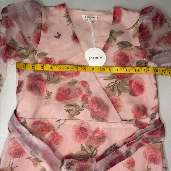 STORIA - Paisley and Floral Embroidered Mini Dress. D28 - Picture 13 of 15